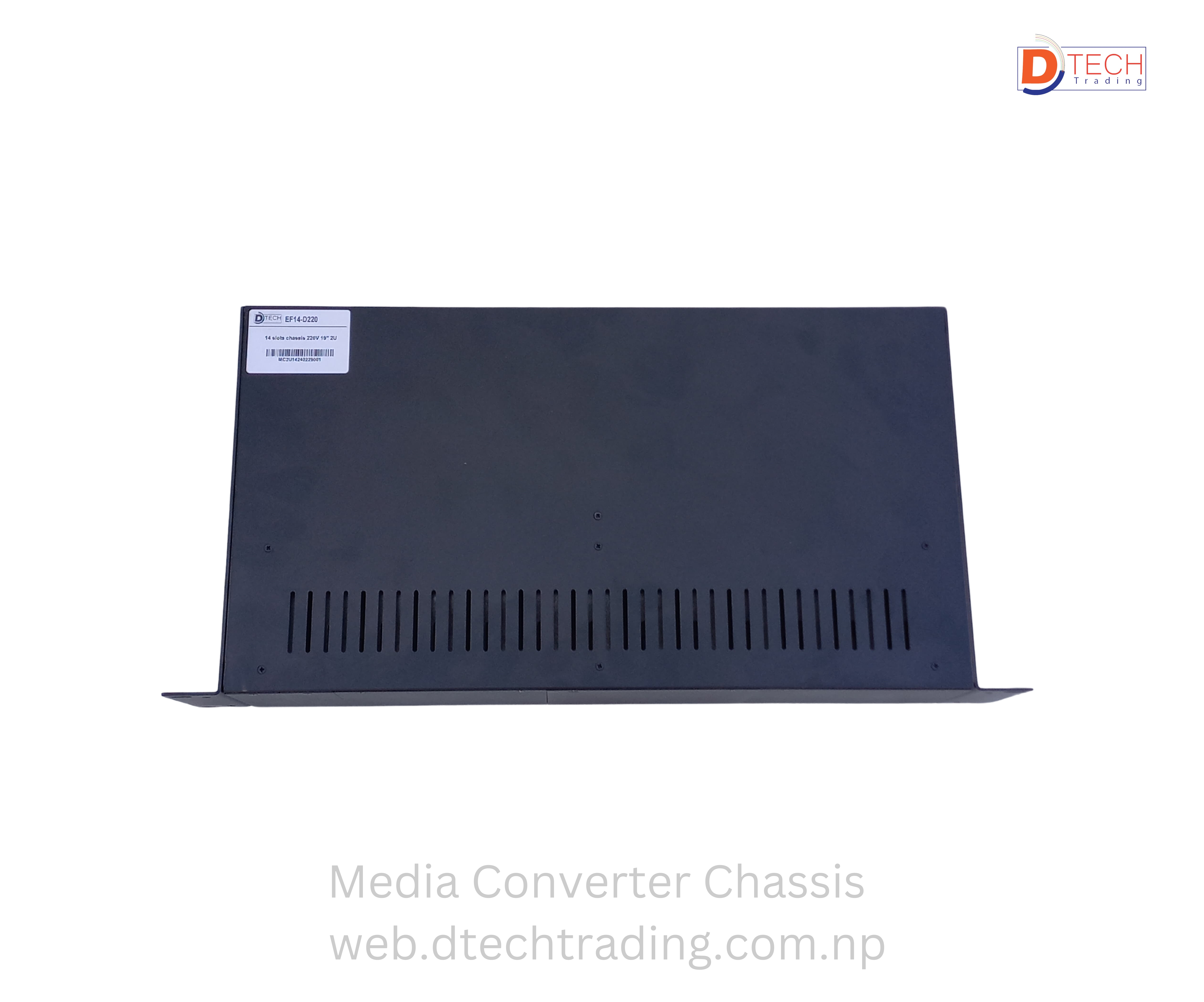 Media Converter Chassis 14 Port with one power supply